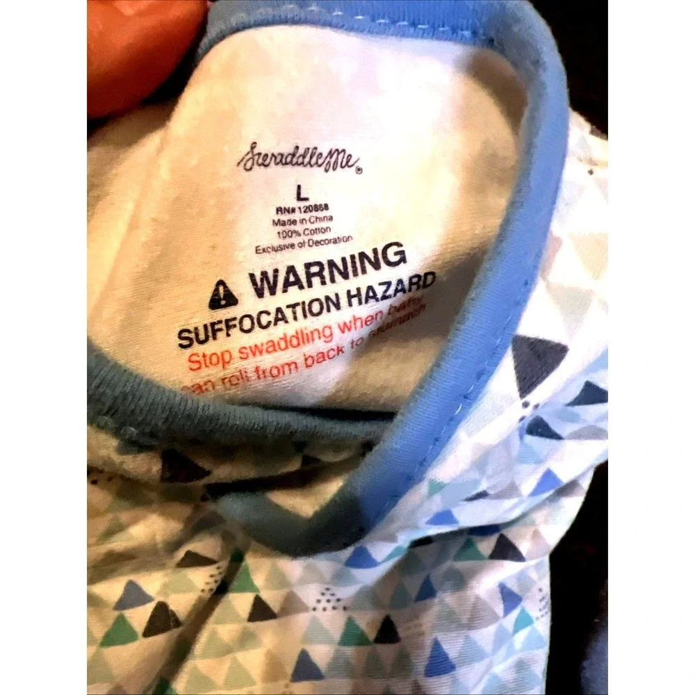Lot of 3 SwaddleMe Original Swaddle Wraps Large 3-6 Months 14-18 lbs Baby Boy